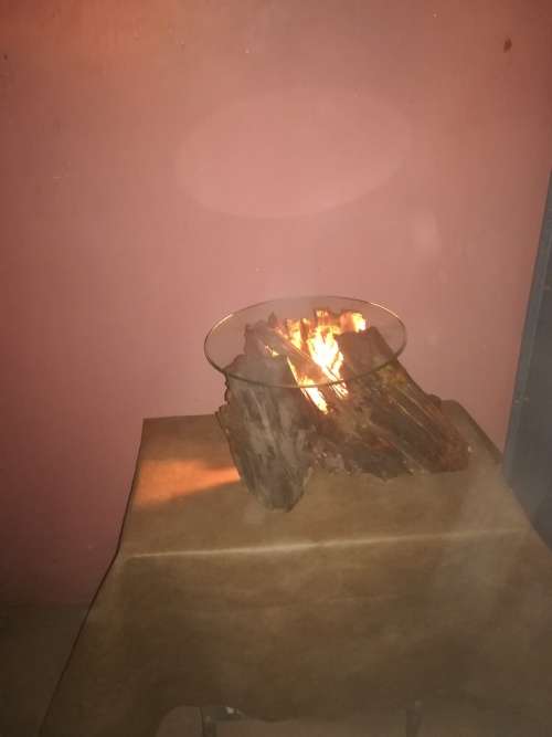 Floor lamp /side table