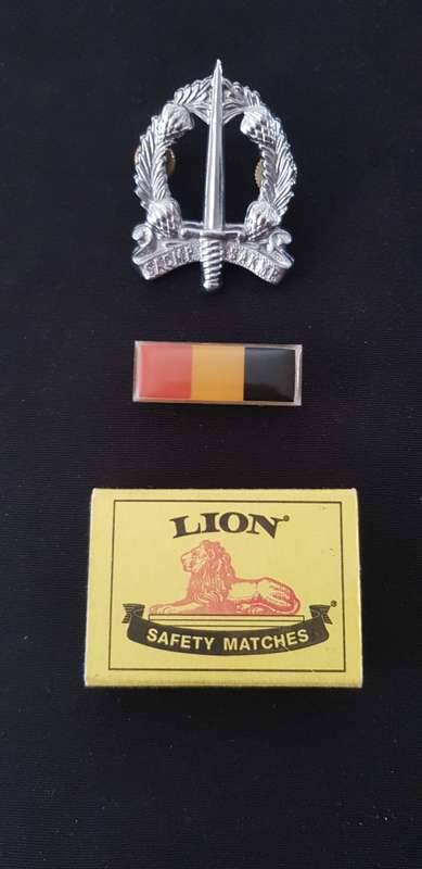 SADF Corps of Military Police Beret set-Beret badge and Balkie