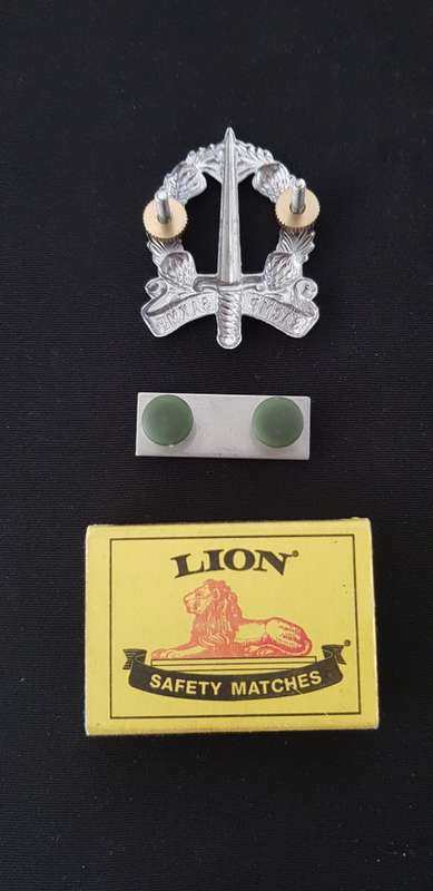 SADF Corps of Military Police Beret set-Beret badge and Balkie