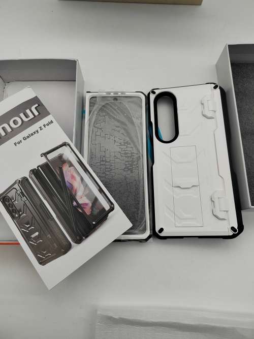 Samsung Galaxy Z Fold 4/ Z Fold 3 Armor Hinge Case - white