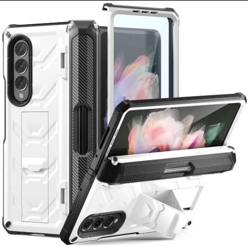 Samsung Galaxy Z Fold 4/ Z Fold 3 Armor Hinge Case - white