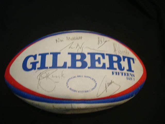Autographed WP Rugby Ball