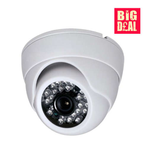 TBD High Quality AHD 720P 1.0MP 3.6mm 24IR Color Indoor CCTV DOME CAMERA