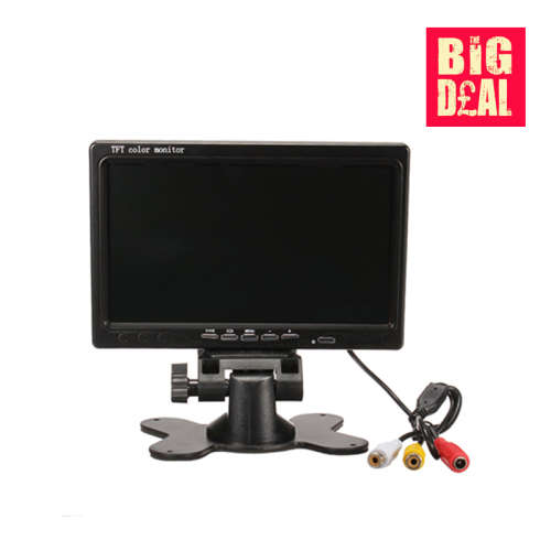 7 Inch TFT LCD Car Reverse Rearview Color Monitor Vehicle Security 800x480