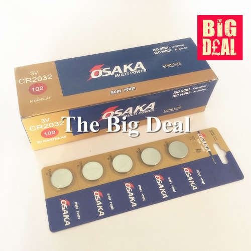 OSAKA 3V Button Lithium Battery - CR2032 - BOX - 100pcs