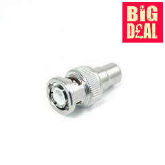 BNC Male to RCA Female Connector