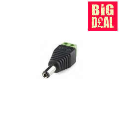 DC Power Male Jack Plug Connector 5.5 / 2.1mm