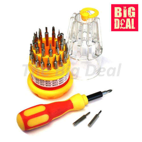 31 in 1 Magnetic Philips Slotted Torx Screwdriver Bits Set