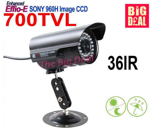 1/3 SONY 36IR Color CCD Waterproof Outdoor Camera - 700TVL 3.6mm