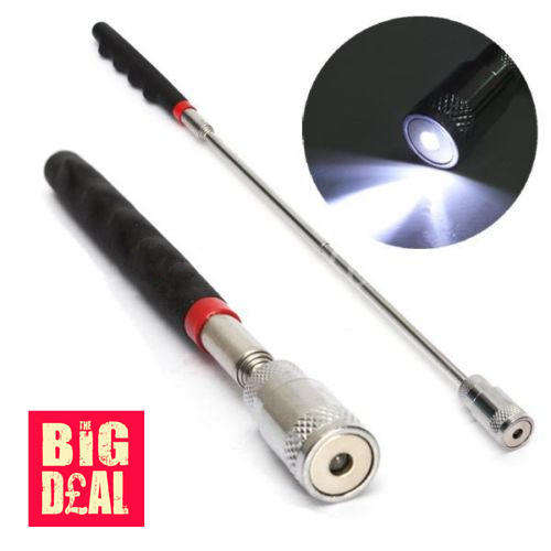 31" LED Telescoping Magnetic Pick Up Tool
