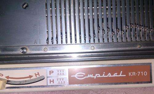 EMPISAL KR-710 DOUBLE BED KNITTING MACHINE