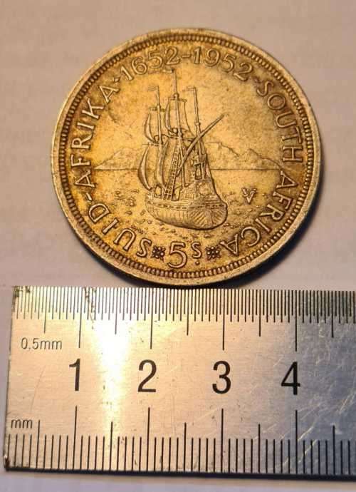 1952 South Africa 5 Shilling