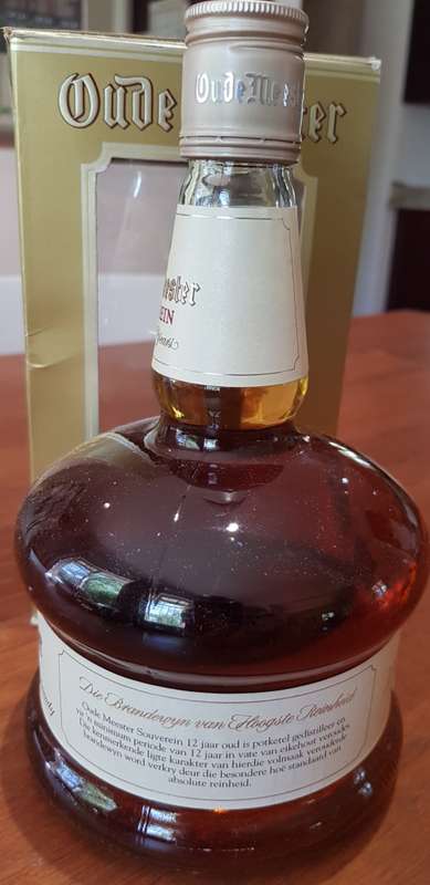 VINTAGE OUDE MEESTER SOUVEREIN - MATURED 12 YEARS BRANDY - STILL SEALED.