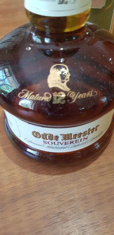 VINTAGE OUDE MEESTER SOUVEREIN - MATURED 12 YEARS BRANDY - STILL SEALED.