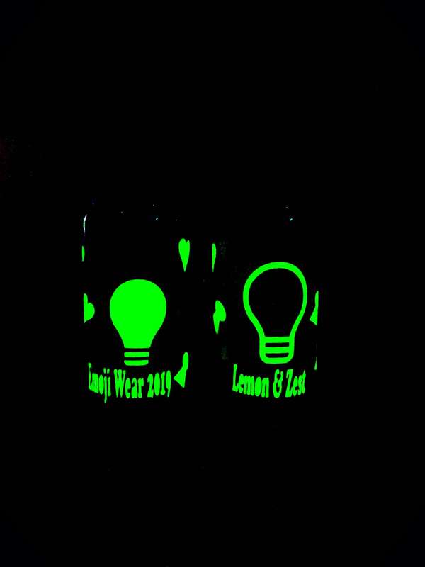 Glow-In-The-Dark Tumbler Glass with Glass Straw [Party Glass]