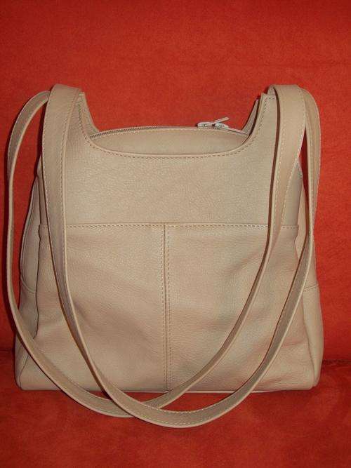 CHANTAL Camel  colour genuine leather bag