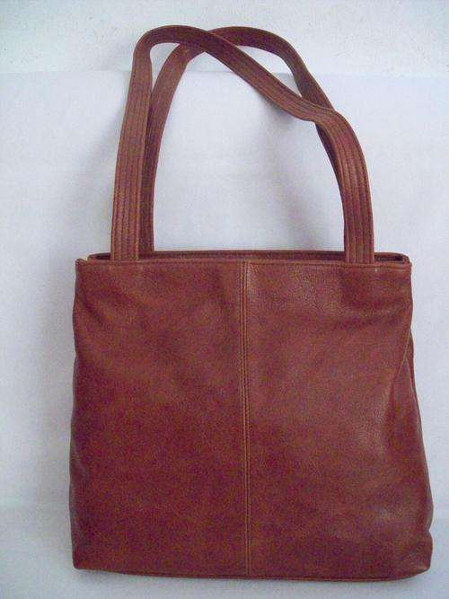 VANESSA  tan genuine leather bag