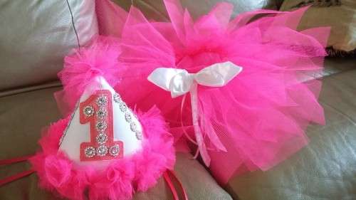 baby tutus and cone hat