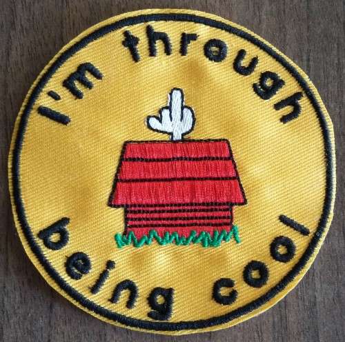 snoopy embroidered patch