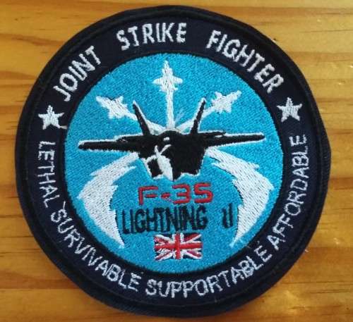 Military embroidered patch