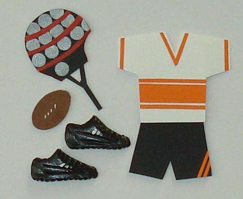 orange rugby set