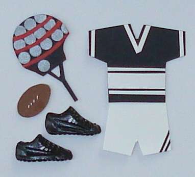 black rugby set