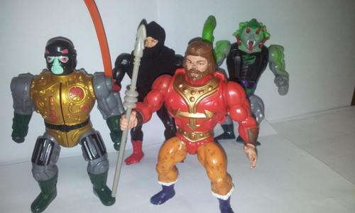 Masters of the Universe Lot - King Randor, Ninjor, Blast-Attak and Snake Face