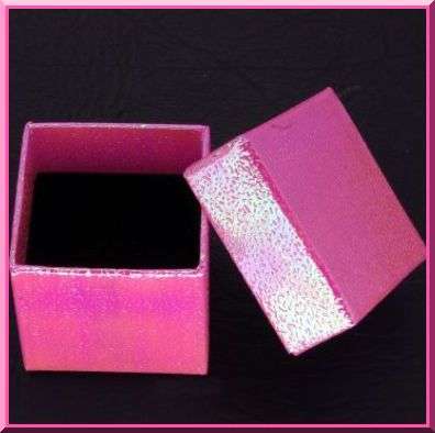 Bright Pink Ring Gift Box