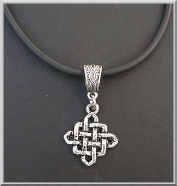Celtic Knot Pendant on a Thong