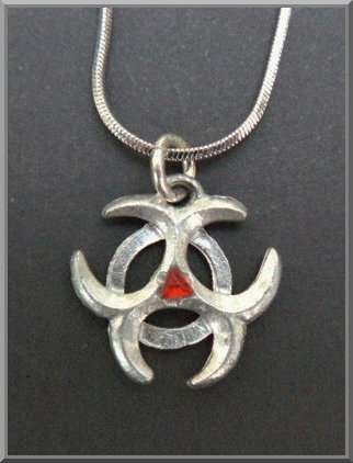 18KGP Triple Moon Necklace