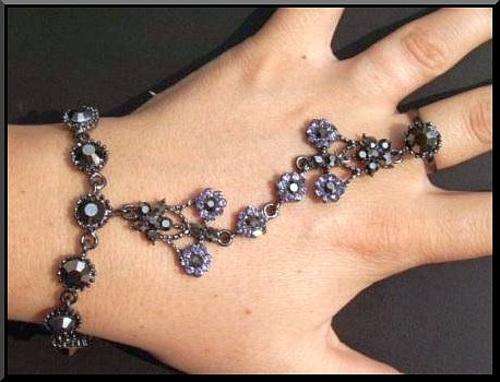 Bling Slave Bracelet (Black)