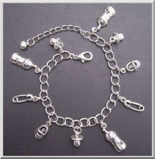 Stork Charm Bracelet