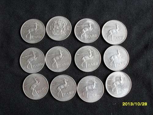 12X R1 80%  SILVER COINS BID TO TAKE 1 OR ALL