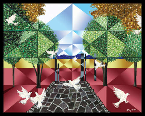 Original SA Artist NAEEM - 237mm x 190mm Print.