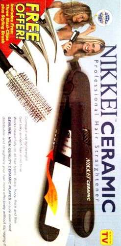 Original NIKKEI Ceramic Professional Hairstraightner. NOT A CHINESE IMPORT!