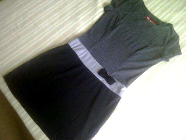 BRAND NEW Black and Grey Dress/Top - Size 14/38