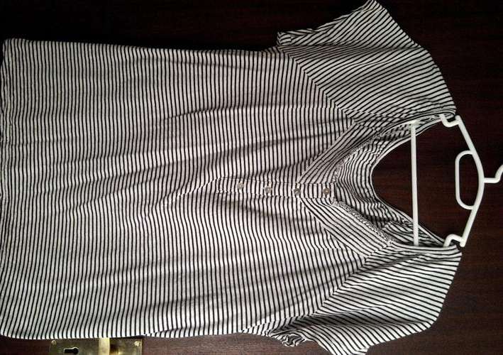 JMS 100% Cotton V-neck Shirt Top - Size 18/42 - Excellent