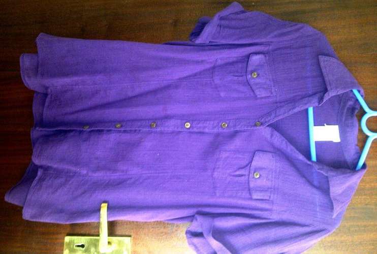 JMS 100% Cotton Button Shirt Top - Size 16/40 - Excellent