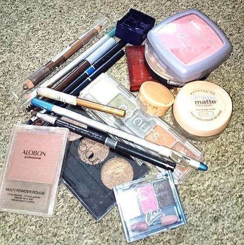 Eye Shadow, Eyeliner, Blush, Foundation - Maybeline, Charlie, Elizabeth Arden