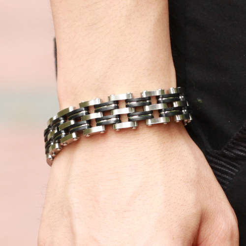 21.5cm 316L Stainless Steel Bracelet