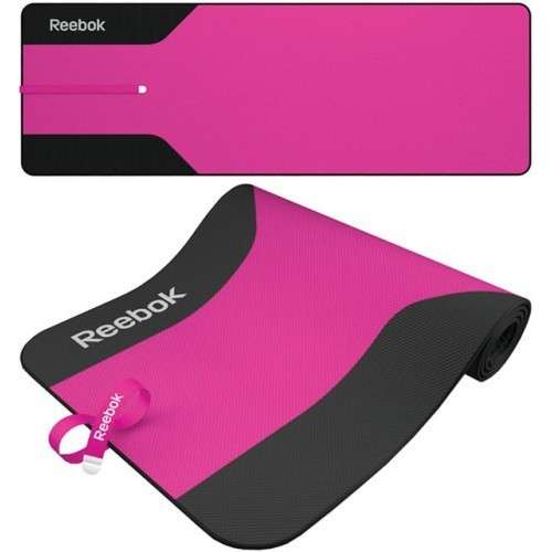 RETAIL: R400.00 - Reebok Yoga Mat - BLACK + PINK