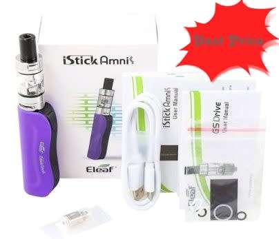 RARE FIND! BRAND NEW SEALED - iStick Amnis Eleaf - Sub Ohm Vaping - Purple Rubberized