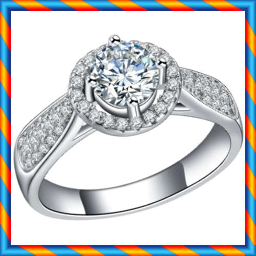 BRAND NEW!! Simulated Diamond Engagement Ring