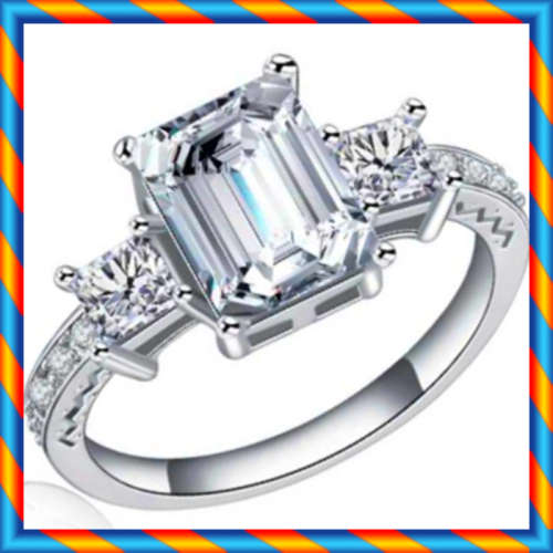 BRAND NEW!! Simulated Diamond Engagement Ring
