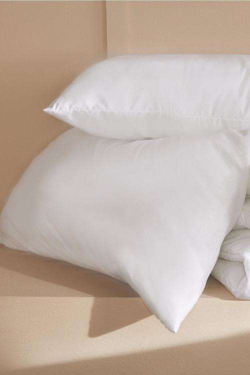 100% COTTON - 2 PACK - FEATHERLIKE COTTON PILLOWS