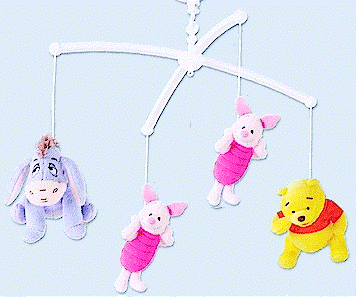 "Disney Baby" Crib / Cot Mobile - Rotates around, with music!
