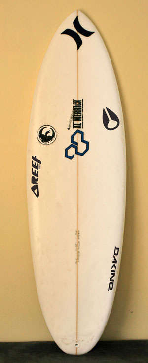 Channel Islands, Rob Machado's signature Biscuit model shaped by Al Merrick - Fergi Fund Raiser