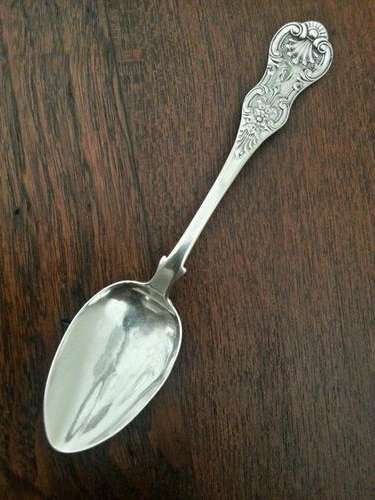 Spoon, Hallmarked Silver, Glasgow, Peter Aitken, 1855