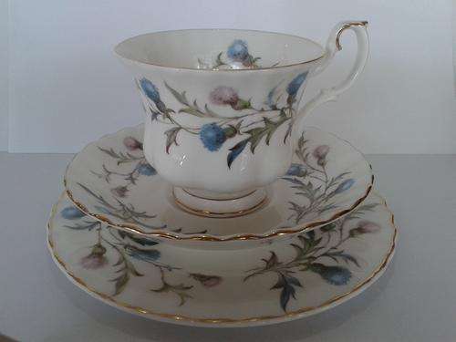 Trio Royal Albert BRIGADOON Fine Bone China