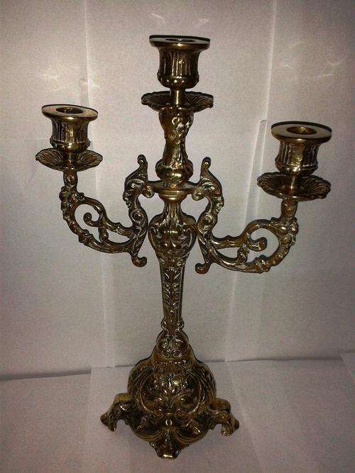 Brass Candelabra circa 1900
